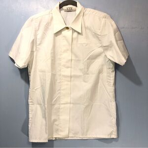 American Airlines White Stewardess Blouse